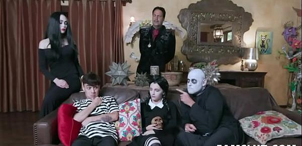  Family Orgy in Special Costumes